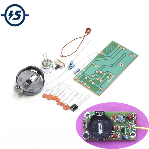 Electronic DIY Kit FM Transmitter Module Frequency Modulation Wireless Microphone Board Parts Kits Simple Production Suite ► Photo 1/6