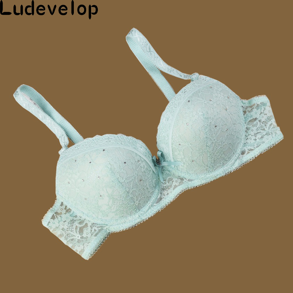 Plus Size 3/4 Cup Lace Push Up Bra Summer Large Size Sexy Women