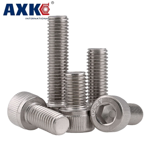 10# #10-24 1/4 5/16 3/8 1/2 Inch Length 304 Stainless Steel US UNC Coarse Thread Allen Head Screw Cap Hex Hexagon Socket Bolt ► Photo 1/1