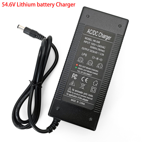 48V 2A 13S bike modification/electric/scooter 54.6v Polymer lithium battery charger ► Photo 1/4