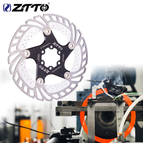 ZTTO Bicycle Brake Cooling Disc Floating Ice Rotor For MTB Gravel Road Bike 203mm 180mm 160mm 140mm Cool Down Rotor vs RT99 RT86 ► Photo 1/6