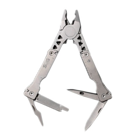Outdoor Combination Pliers Multi Function Mini Tool Pliers Stainless Steel Tactical Survival Portable Folding EDC Tools Silver ► Photo 1/5