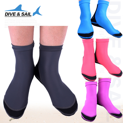 Diving Socks dive sock Neoprene nylon 1.5MM With Webbed Feet Snorkeling Socks Diving shoes Beach Socks Water Sport Free shipping ► Photo 1/5