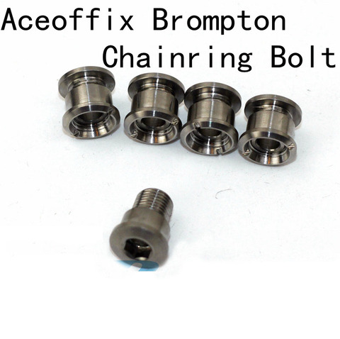 ACEOFFIX 5PCS Chainring Bolt Bicycle Chainwheel Screws Road MTB Bicycle Disc Screw for Crankset Bicycle Parts for Brompton ► Photo 1/5