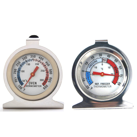 1Pcs Food Meat Temperature Stand Up Dial Oven/Refrigerator Freezer Thermometer Stainless Steel Gauge Gage Kitchen Baking Supply ► Photo 1/5