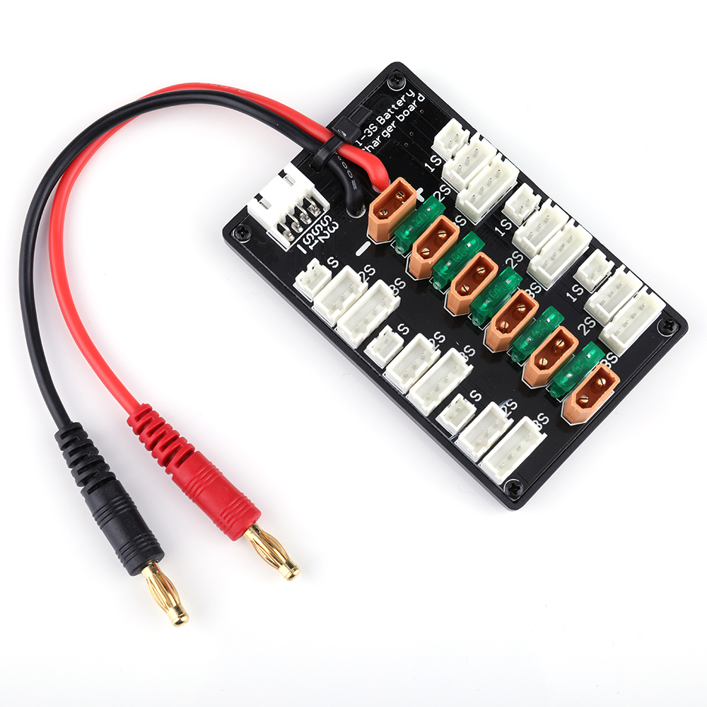 XT30 to XT60 charge parts 1S-3S XT30 Plug Lipo Battery Parallel Charging Board
