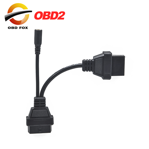 for Mitsubishi 12 Pin To 16 Pin Female OBD 2 Extension Diagnostic Tool Adapter Connector Cable 2022 Top selling ► Photo 1/3