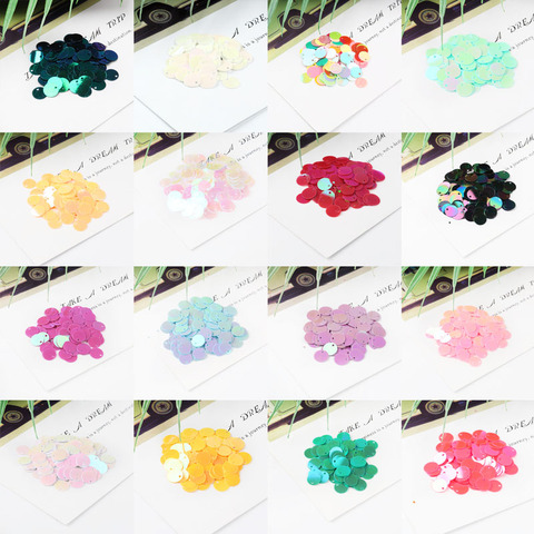 New PVC Flat Round Loose Sequins 10g/Bag Paillettes Sewing Craft DIY Accessories for Garment Lentejuelas Para Coser ► Photo 1/6
