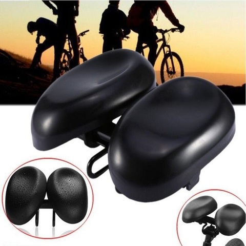 No Pressure Double Noseless Adjustable Bike Saddles Bike Bicycle Cycling MTB Mountain Road Comfortable Soft Saddle Seat ► Photo 1/1