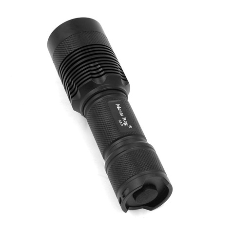 Manta Ray C8.2 Black Flashlight Host with 7mm hole or 10mm hole OP/SMO Reflecor ► Photo 1/6