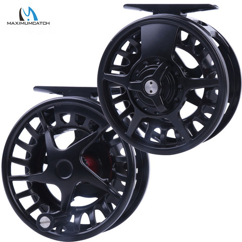 Maximumcatch DX 5/6/7/8WT Aluminum Fly Reel Right and Left-handed Fly Fishing Reel Black Color Fishing Reel ► Photo 1/6