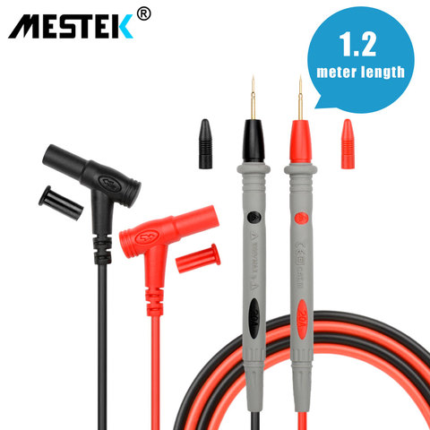 Multimeter Probe Test Leads Pin for Digital Multimeter Needle Tip Multimeter Tester Lead Probe Wire Pen Cable 20A 1000V ► Photo 1/6