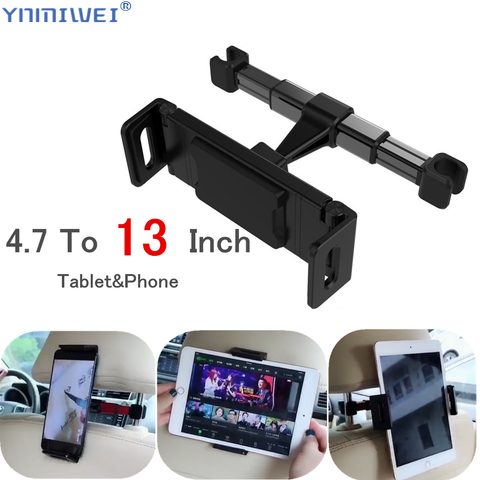 Tablet Car Holder For 4.7-13 in Tablet & Phone Holder Back Seat Headrest Mounting Holder Car Accessories For iPad Pro 12.9'' ► Photo 1/6