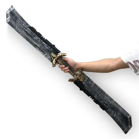 1:1 Cosplay Thanos 110cm Double-edged Sword Game War Destroy Hammer Figure Model Kids Gift PU Material Role Playing Weapon ► Photo 1/6