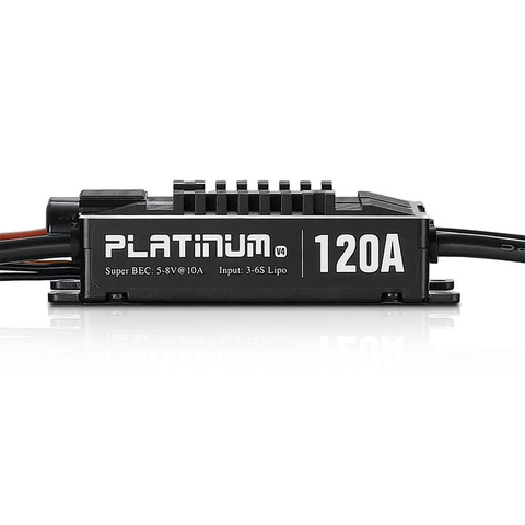 Hobbywing Platinum Pro V4 120A 3-6S Lipo BEC Empty Mold Brushless ESC for RC Drone Aircraft Helicopter ► Photo 1/5