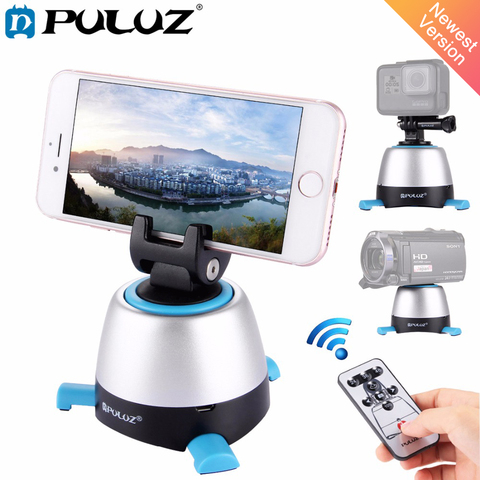 PULUZ Electronic 360 Degree Rotation Panoramic Tripod Head with Remote Controller Rotating Pan Head For Smartphones, GoPro, DSLR ► Photo 1/6