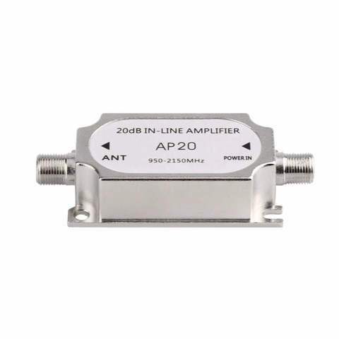 New Satellite 20dB In-line Amplifier Booster 950-2150MHZ Signal Booster For Dish Network Antenna Cable Run Channel Strength ► Photo 1/6
