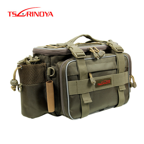 TSURINOYA Multi-function Durable Fishing Lure Bag Y7 19*15*40cm Large-Capacity Portable Shoulder-Bags for Fishing ► Photo 1/6