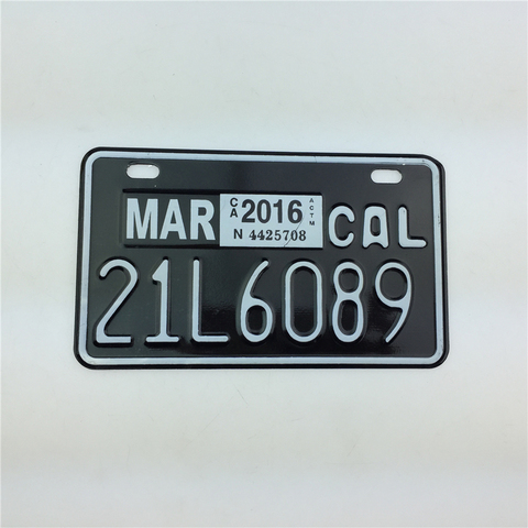 STARPAD Motorcycle electric personality vehicle license plate aluminum license plate general type accessories ► Photo 1/6