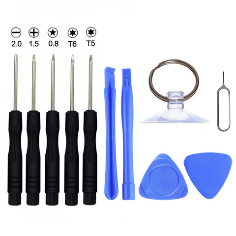 11 in 1 Opening Tools Disassemble Kit for iPhone 4 4s 5 5s 6 6s Smart Mobile Phone Repair Tools Kit Screwdriver Set ► Photo 1/6