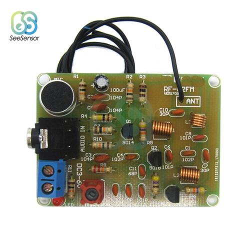 DC 3-6V FM Wireless Transmitter Module Kits 76-108MHz Frequency Modulation Wireless Microphone Module Board Parts DIY Electronic ► Photo 1/4