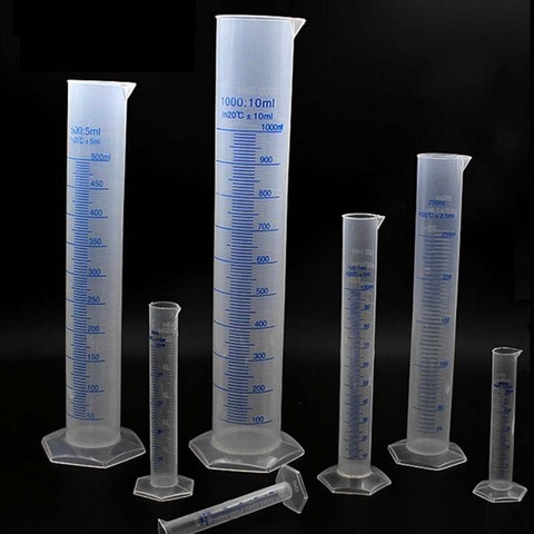 10/25/50/100/250ml Liquid Trial Tube Jar Tool Measuring Cylinder Laboratory Test Graduated chemistry ► Photo 1/6