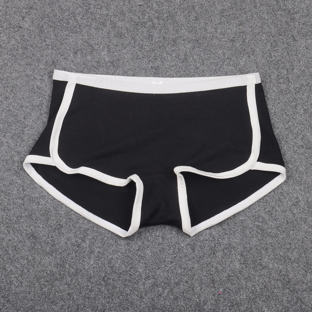 1pcs Tomboy Cotton Boxer Briefs Women Plus Size Underwear Neutral