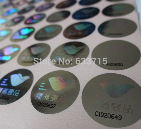 Free design&3D color changing ! Secure genuine custom hologram label sticker printing,void if removed DON'T BUY WITHOUT INQUIRY! ► Photo 1/6