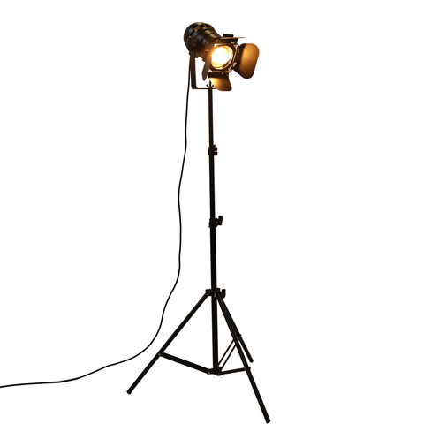Industrial Bar Creative Studio Retro Tripod Black Floor Lamp Lights Room Light Stand Ceiling lighting ► Photo 1/6