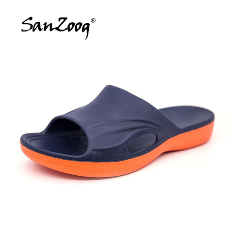 Sanzoog Brand Fashion Men Slippers Big Size 36~50 Summer Beach Slippers Soft Comfortable Home Slippers Men's Clog Shoes ► Photo 1/6