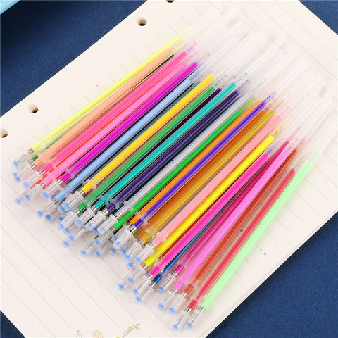 12/24/36/48 Colors Gel Pen Refill kawaii Flash Drawing Highlight Refills Set Shining Painting  School Stationary Supplies 04116 ► Photo 1/6