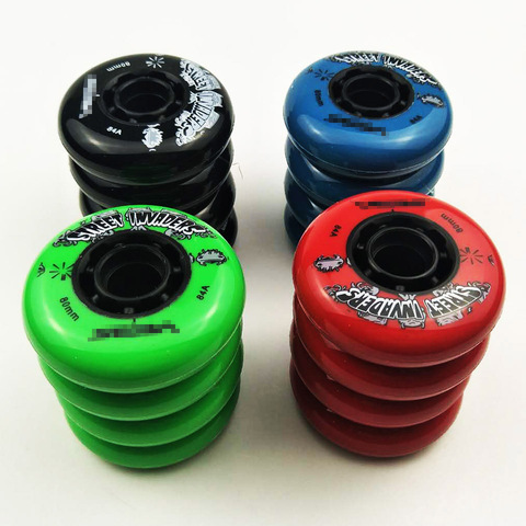 Japy Skate Wheel SEBA HV Tires 80/76/72MM 8 Pieces/lot 84A Street Invaders Skating Wheel For Roller FSK Slalom Patines Shoes ► Photo 1/1