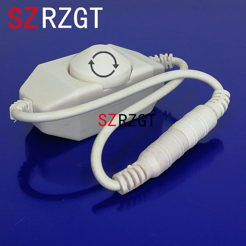 White  single color led strip light knob dimming online switch led dimmer 12v-24v ► Photo 1/4