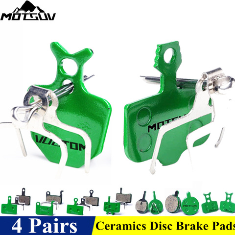 4 Pairs Bicycle Ceramics Disc Brake Pads for MTB Hydraulic Disc Brake SHIMAN0 SRAM AVID HAYES Magura Formula Bicycle Pads ► Photo 1/6