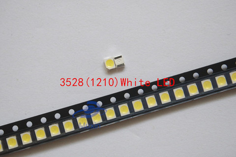 500pcs 3528 LED SMD White Chip PLCC2 PLCC4 Ultra Bright Surface Mount 20mA 3V 7-8LM Light-Emitting Diode LED 1210 SMT Lamp Light ► Photo 1/2