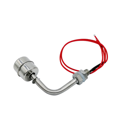 304/316 red and white Stainless Steel L type Liquid Water Level controller Sensor Internal Float Switch Tank Pool water tower ► Photo 1/4