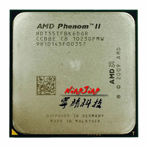 AMD Phenom II X6 1055T 1055 2.8G 125W Six-Core CPU processor HDT55TFBK6DGR Socket AM3 ► Photo 1/1