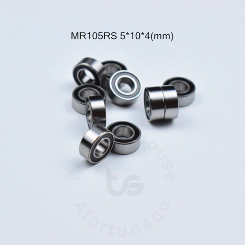 MR105RS 5*10*4(mm) 10pieces free shipping bearing 10pcs Rubber Sealed Miniature Mini Bearing MR MR105RS chrome steel bearing ► Photo 1/6