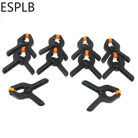10pcs/lot 3'' 4'' 6‘’ inch Universal Plastic Clips Clamp Fixture Fastening Tools for Woodworking Spring Clip Studio Background ► Photo 1/6