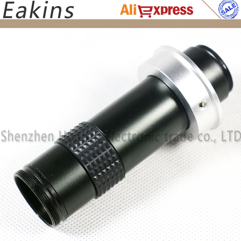 1~100X Magnification Adjustable C-Mount Lens 10mm~100m Long Distance Microscope Camera Lens ► Photo 1/6