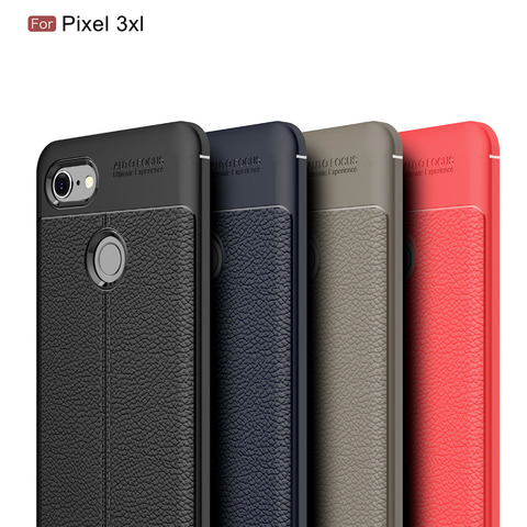 Carbon Fiber Case For Google Pixel 3 2 / Google Pixel 3 XL Case Soft Cover For Google Pixel 3 2 XL 4 3A 4xl Phone Coque Fundas ► Photo 1/6