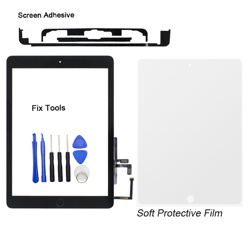 For iPad Air 5/A1474/A1475 Touch Screen Digitizer Glass Lens Home Key Tools 