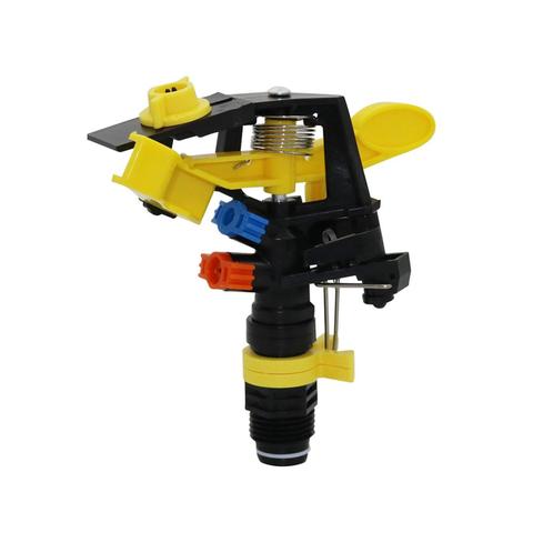 1 Pc Double outlet Rocker nozzle 360 degrees rotary jet nozzle Agricultural garden Irrigation Sprinklers with 1/2