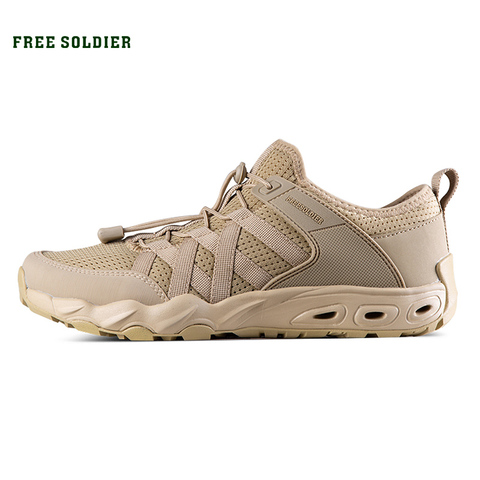FREE SOLDIER Tactical Hiking Upstream Shoes Breathable and Quick-drying Fishing Summer Men's Non-Slip Amphibious Wading Shoes ► Photo 1/6