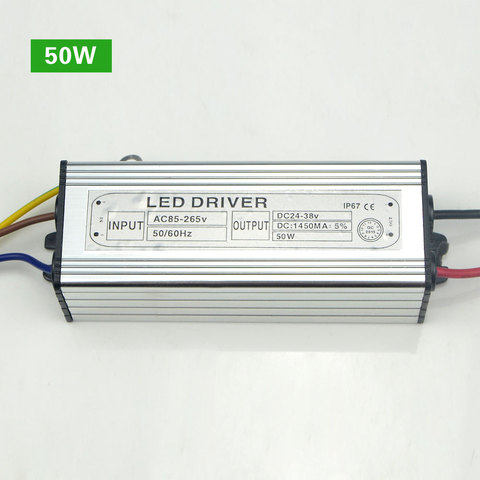 LED Driver Transformer Power Adapter 10W 20W 30W 50W 100W AC85-265V to DC24-38V Switch Power Supply For Floodlight led lamp bulb ► Photo 1/6
