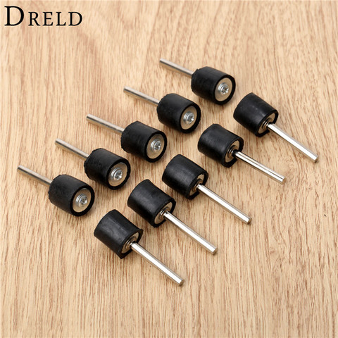 10Pc Dremel Accessories 6.35mm Drum Rubber Mandrel 2.35mm Shank Rod for Sander Sanding Grinding Polishing Fit Dremel Rotary Tool ► Photo 1/6