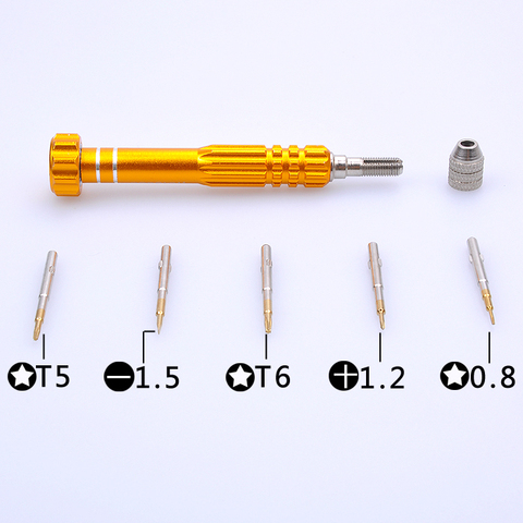 ESPLB 5 in 1 Screwdriver Repair Opening Disassemble Tool Kit Precision Screwdriver Set for iPhone 4 5 6 6s for Samsung Galaxy ► Photo 1/5