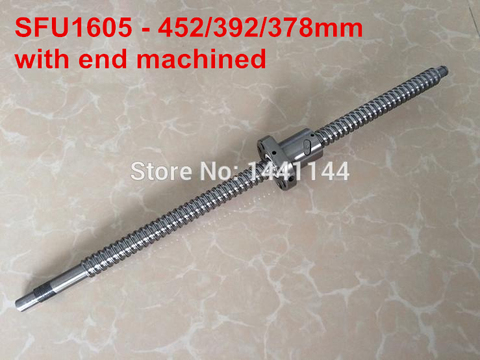 SFU1605 - 452mm/392mm/378mm  ballscrew  with nut ► Photo 1/2