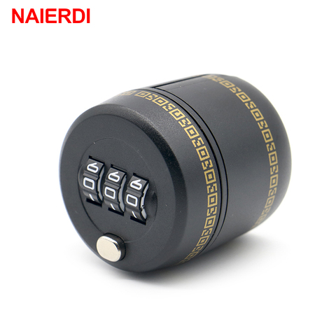 NAIERDI Password Lock Hasp Plastic Bottle Combination Lock Wine Stopper Vacuum Plug Device Preservation For Furniture Hardware ► Photo 1/6