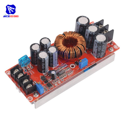diymore DC 20A 1200W Boost Constant Current Module Variable Voltage Power Supply IN 8-60V Top Quality Step Up Module ► Photo 1/6